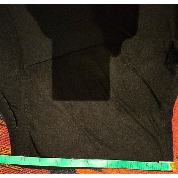 NEW Women's Black Tiered Ruffle Tunic Top 1X By Roaman's - Picture 13 of 15